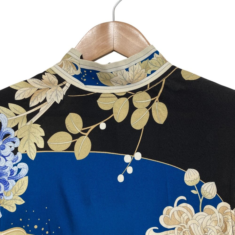 未使用 LEONARD PARIS レオナールパリ シルク ロングスリーブ ブラウス