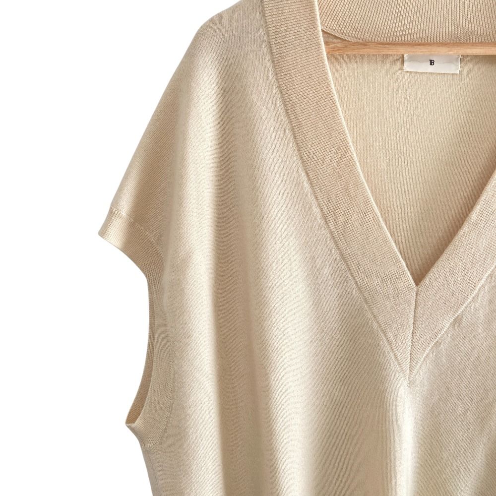 良品 23AW TB TOMORROWLAND .B トゥモローランドビー カシミヤ100％ V