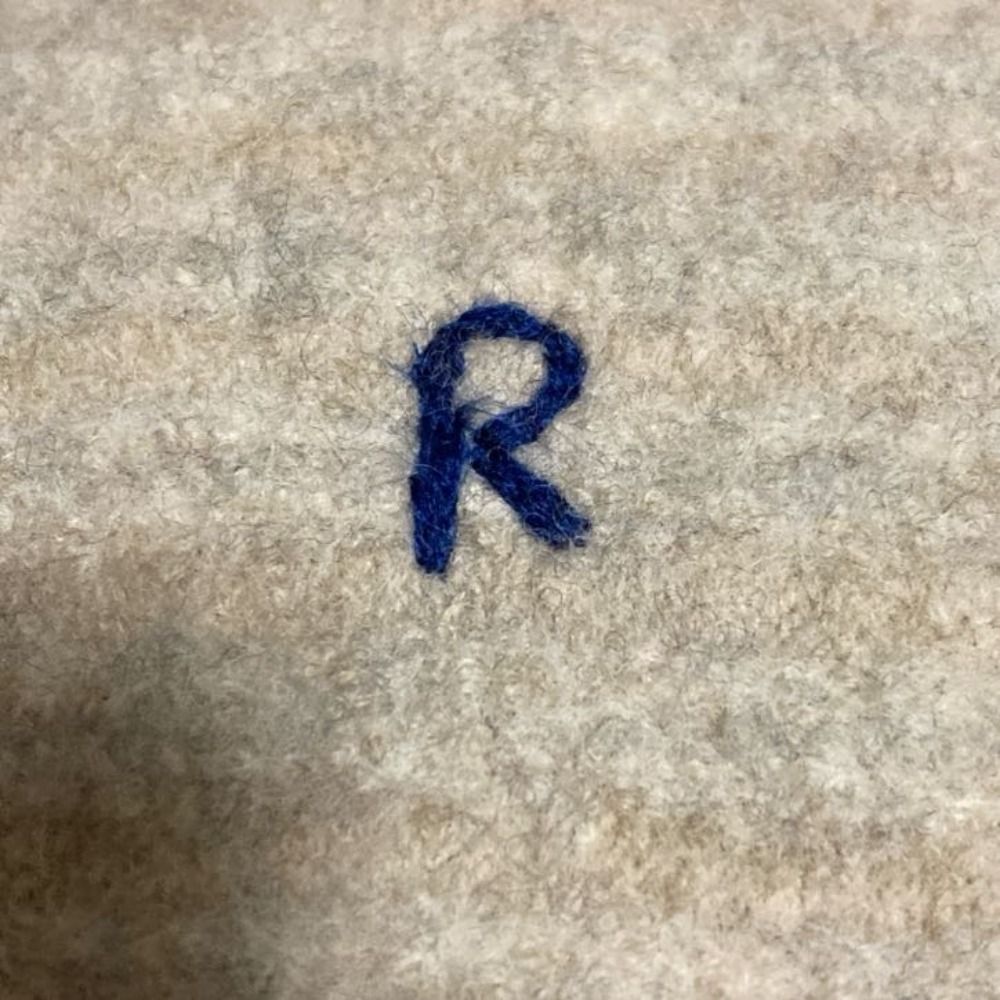 美品 45R フォーティーファイブアール ウールハット ベージュ