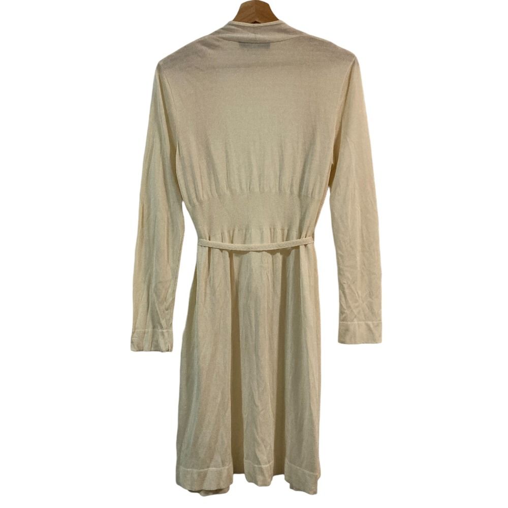 良品 LEONARD レオナール シルク ロングカーディガン ニットガウン