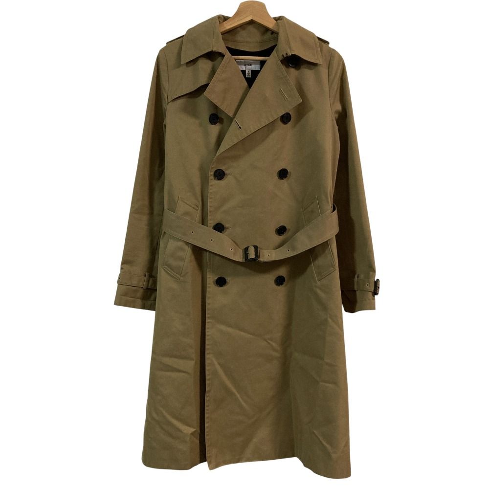良品 HYKE ハイク ライナー付き ベルテッドトレンチコート サイズ3