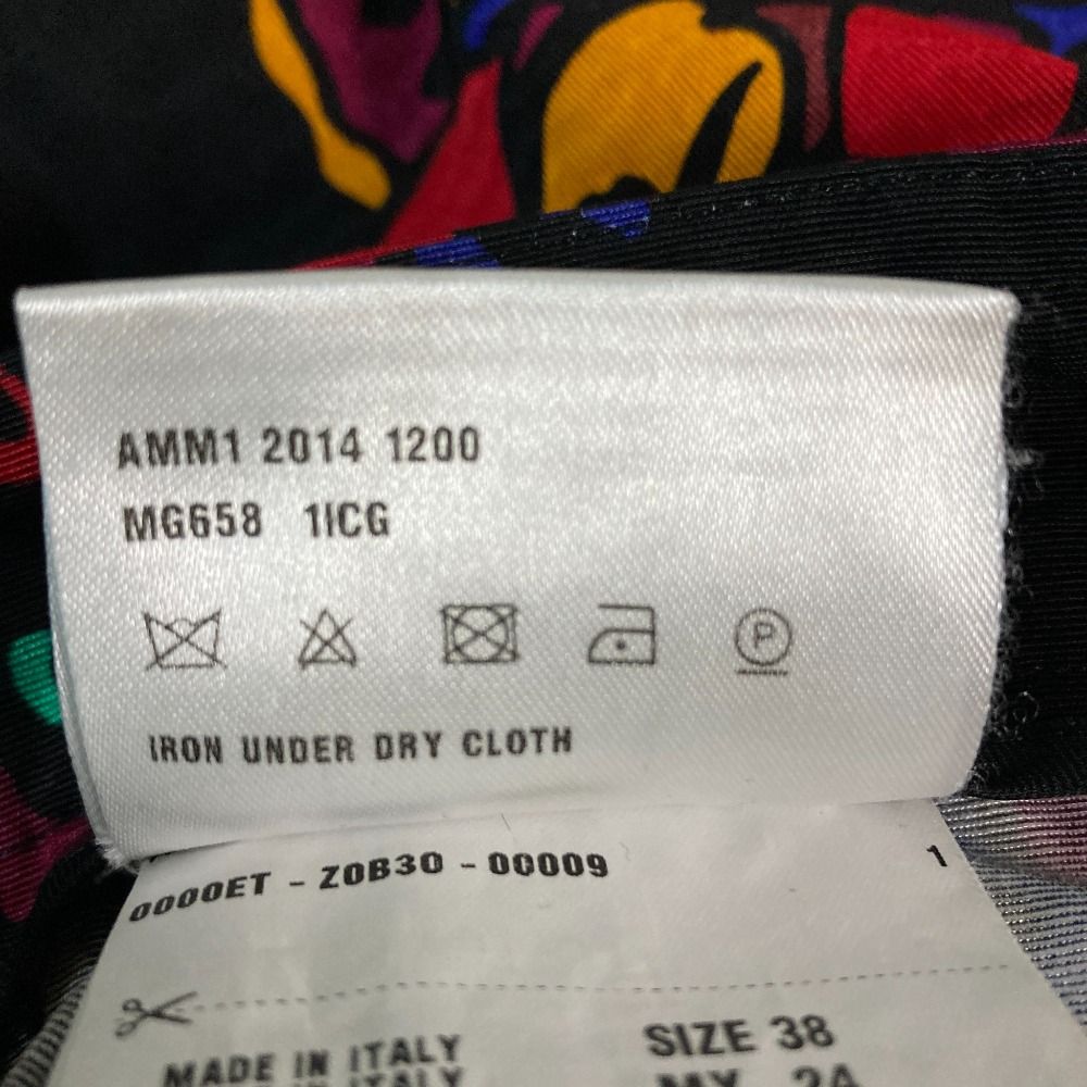 美品 MIU MIU ミュウミュウ フラワープリント フレアスカート サイズ38