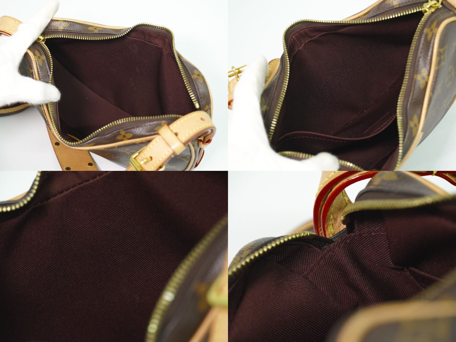 本物 ルイヴィトン LOUIS VUITTON LV クロワッサン モノグラム