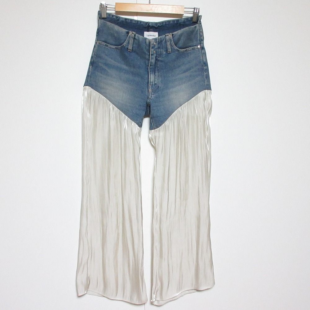 TANAKA タナカ JEAN FLARE PANTS デニムフ パンツ ST-181 サイズ26 ブルー レディース 古着