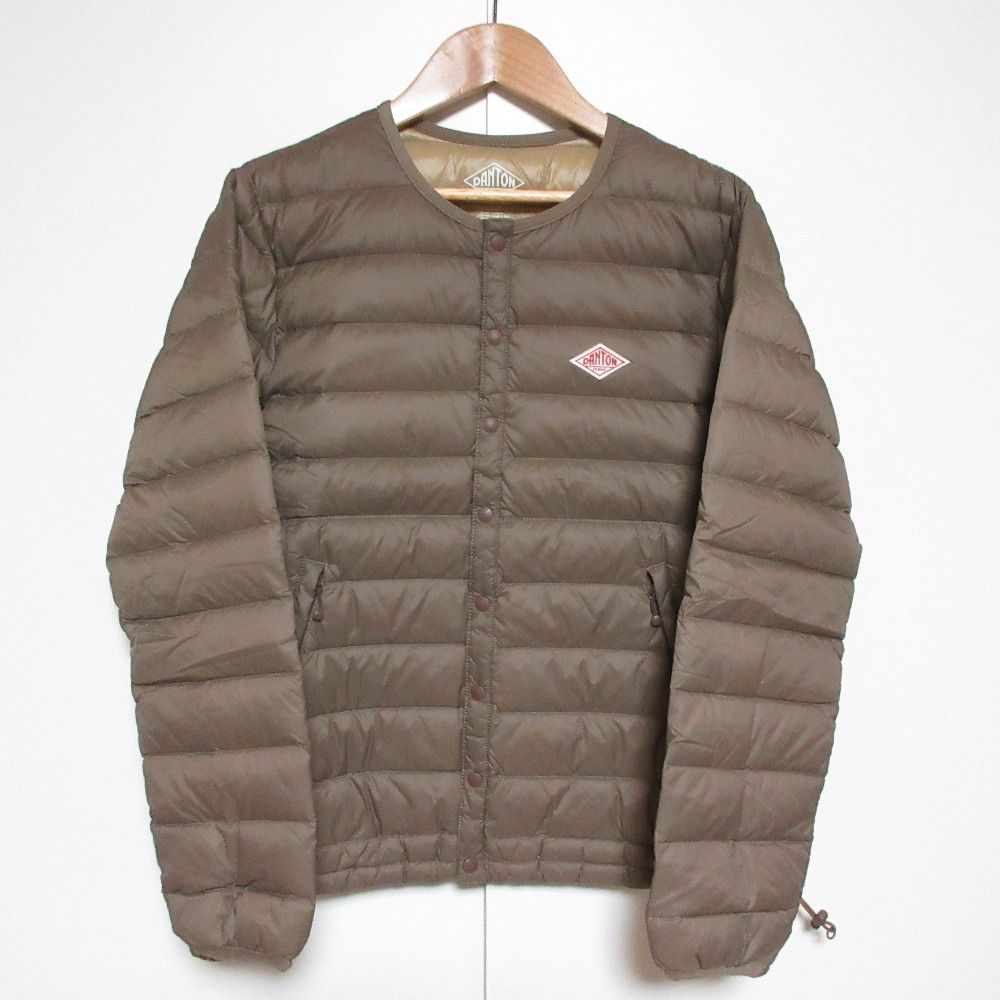 良品 DANTON ダントン クルーネック インナーダウンジャケット JD-8748