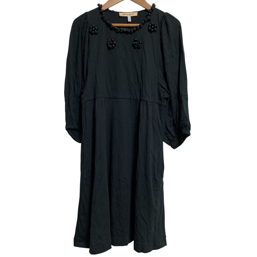 未使用 SEE BY CHLOE シーバイクロエ フラワーモチーフ ビジュー ミニ