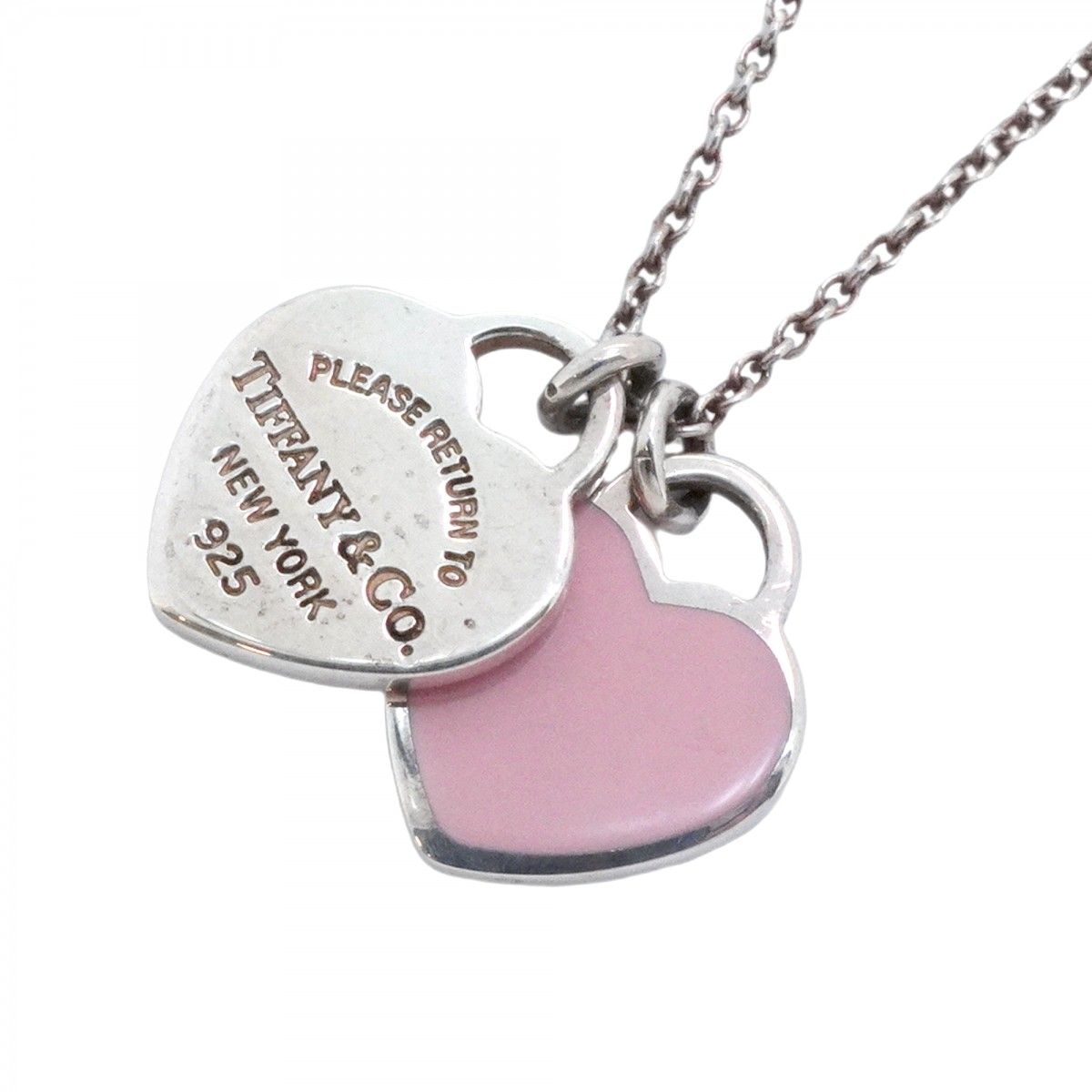 ティファニー　tiffany　 ネックレス　925 中古 中古・古着通販】TIFFANY & Co. (ティファニー) ダブルオープンハート