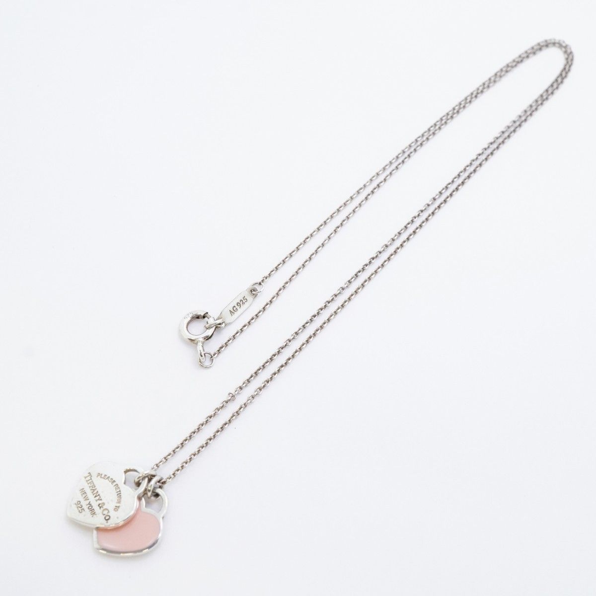 6jab0015】ティファニー ネックレス ダブルリターントゥハート