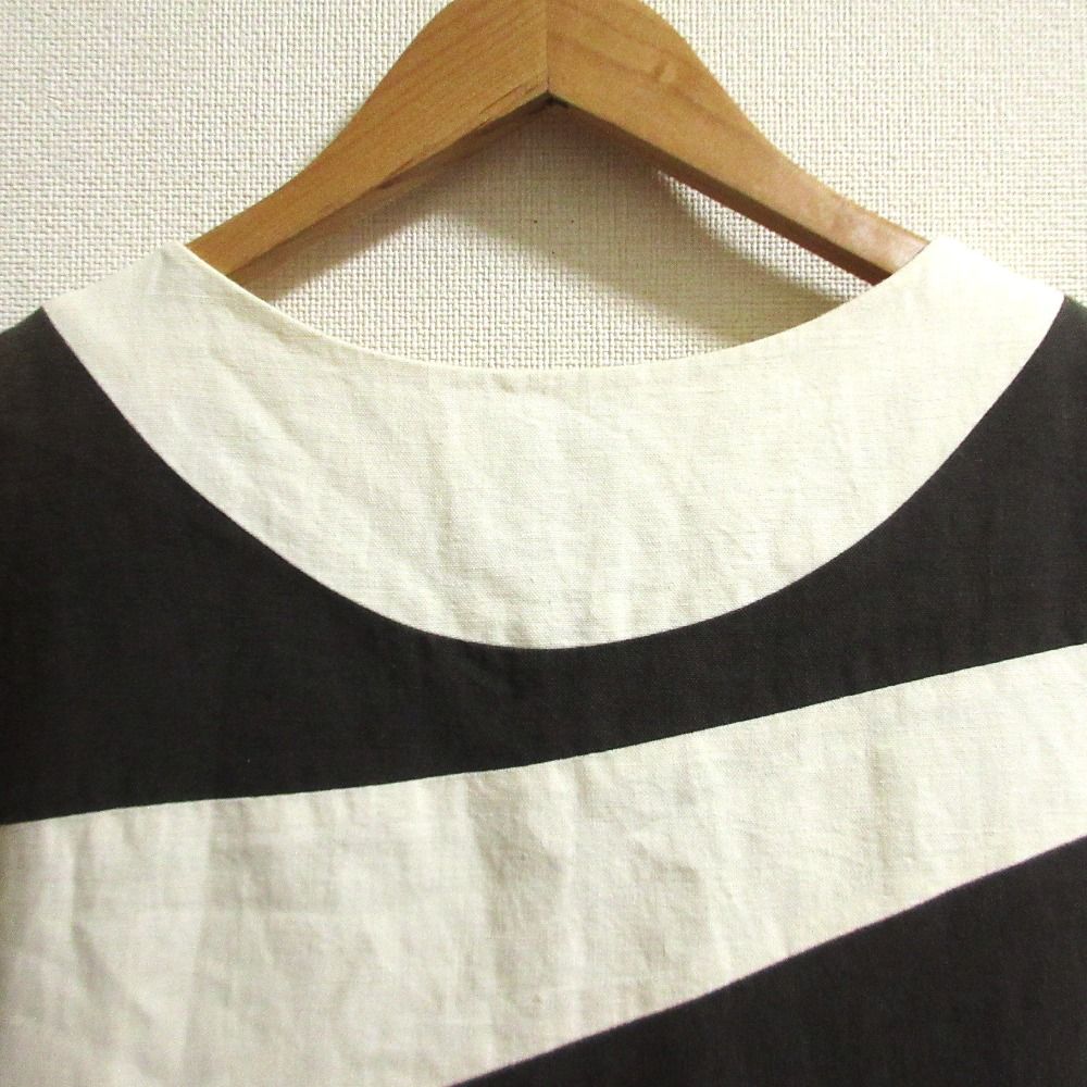 良品 mina perhonen ミナペルホネン land コットンリネン ノースリーブ