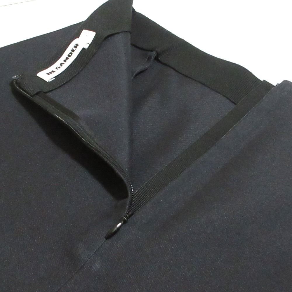 美品 JIL SANDER ジルサンダー シルクブレンド ナイロンスカート  