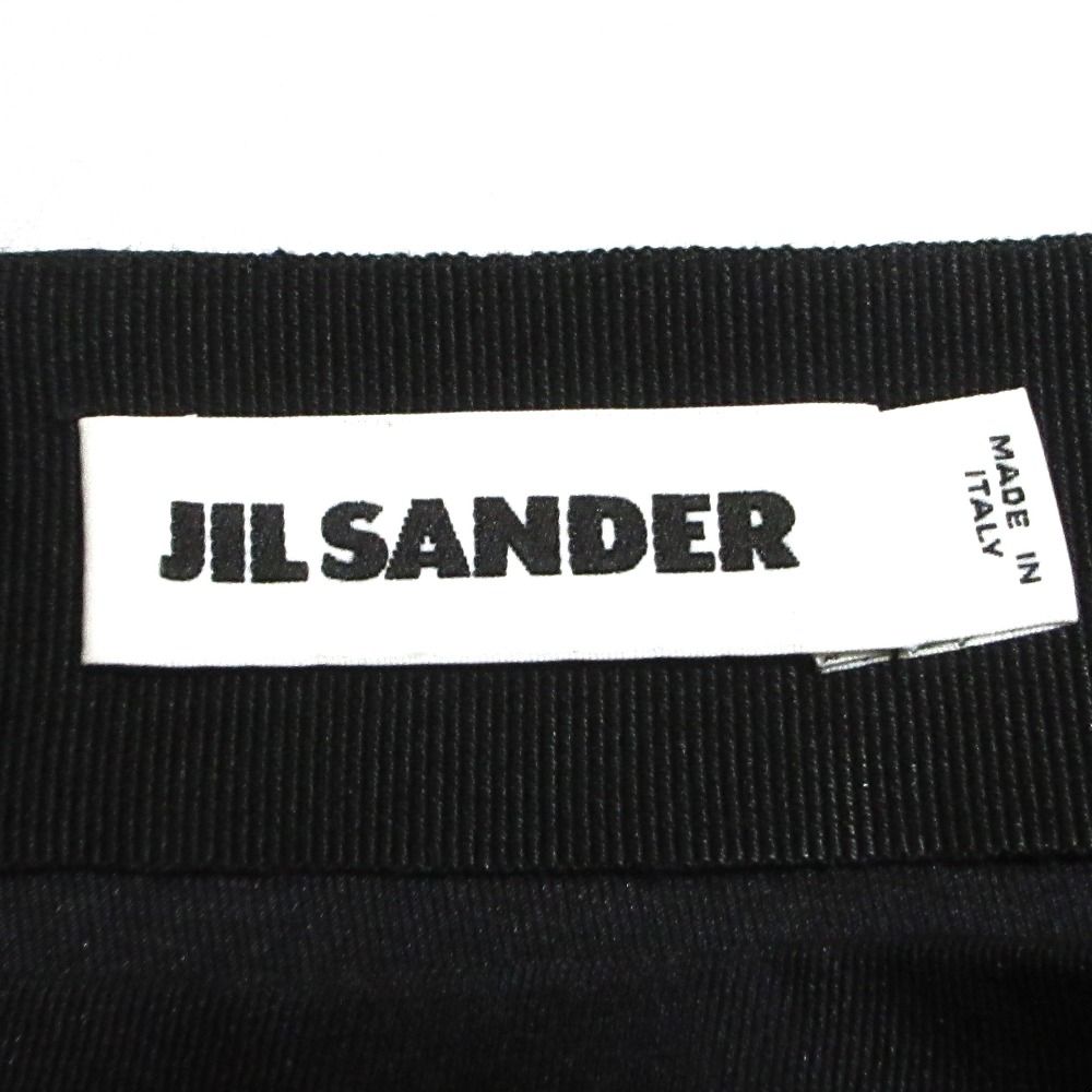 美品 JIL SANDER ジルサンダー シルクブレンド ナイロンスカート  