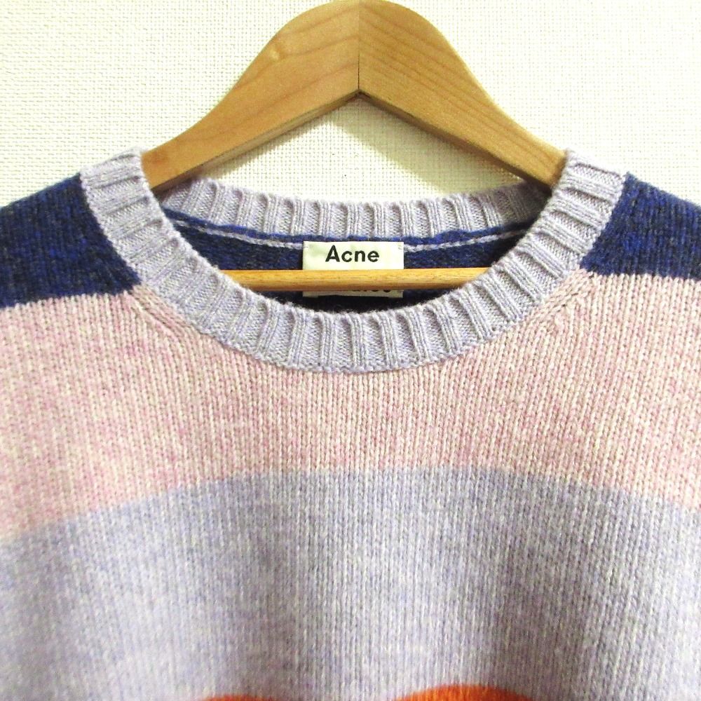 良品 Acne Studios アクネストゥディオズ ボーダー オーバーサイズ