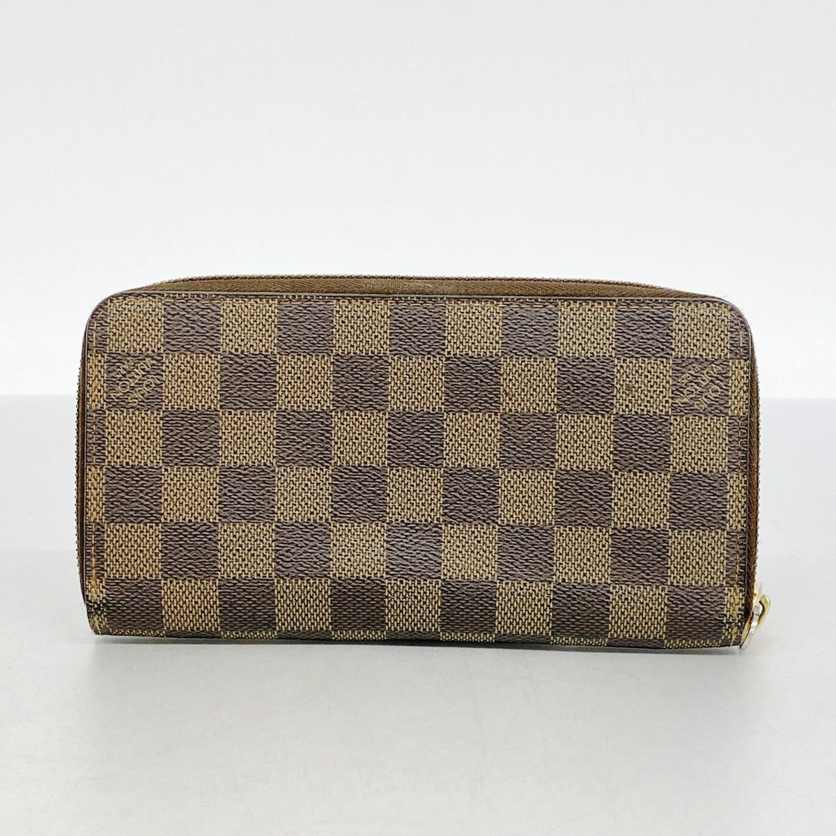 6ab1403】ルイヴィトン 長財布 ダミエ ジッピーウォレット N60015