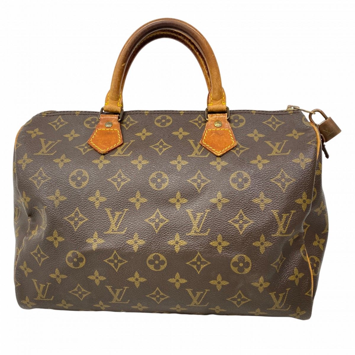 6 ab 1393-k ルイヴィトン ハンドバッグ モノグラム スピーディ30 M 41108 ブラウン レディース