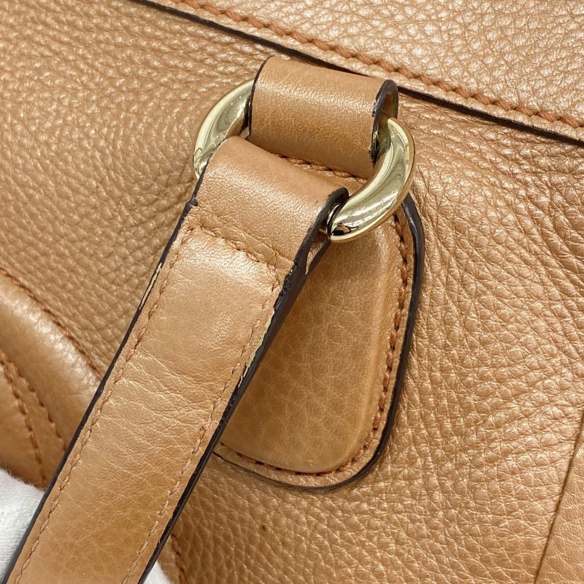 GUCCI グッチ ソーホー 282307 レザー ゴールド ハンドバッグ レディース 【中古】 6ab1110】グッチ ハンドバッグ ソーホー 282307 レザー オレンジ