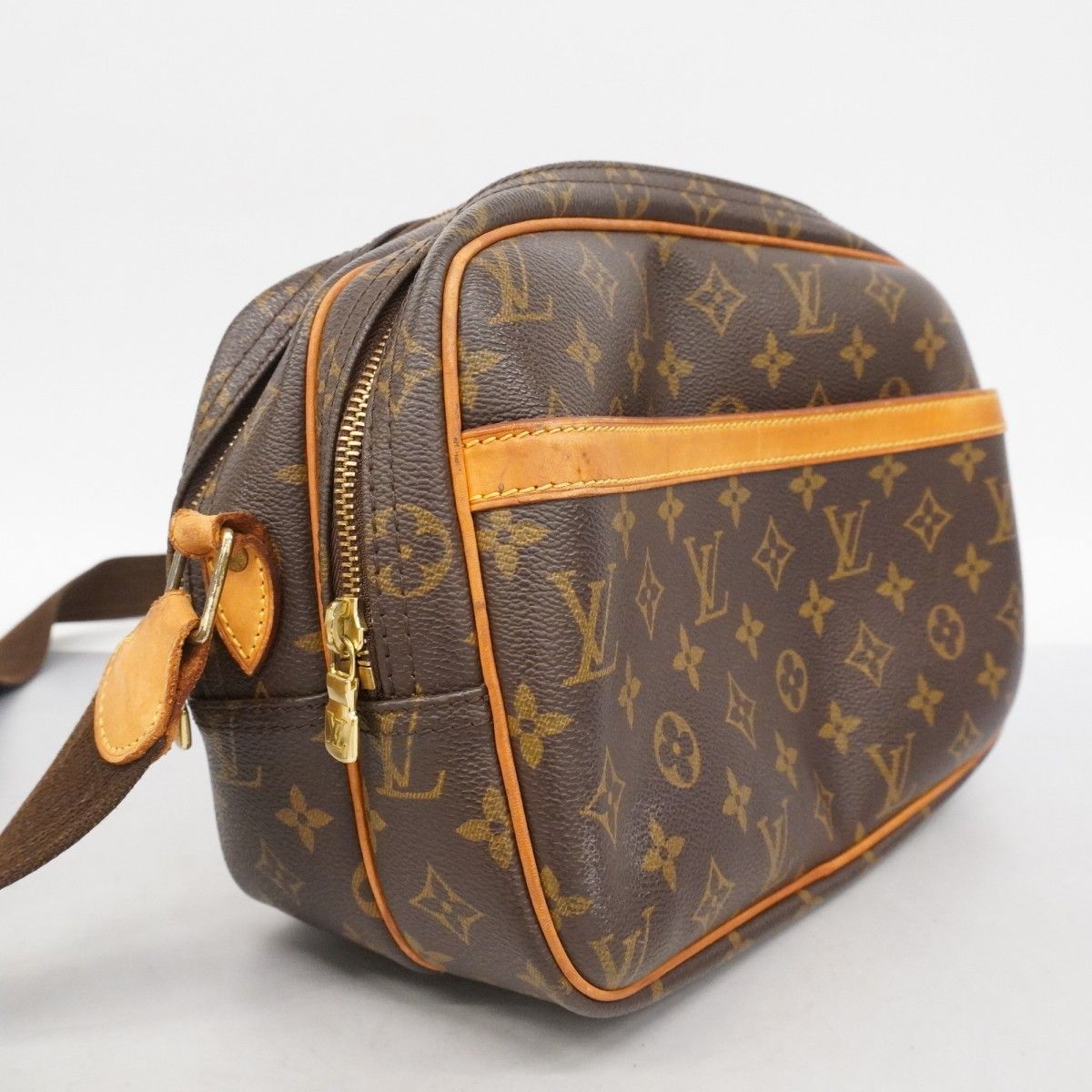 6ab1387-k】ルイヴィトン ショルダーバッグ モノグラム リポーターPM