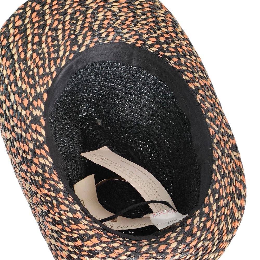 未使用 HELEN KAMINSKI ヘレンカミンスキー MAPUTO 中折れ ラフィア