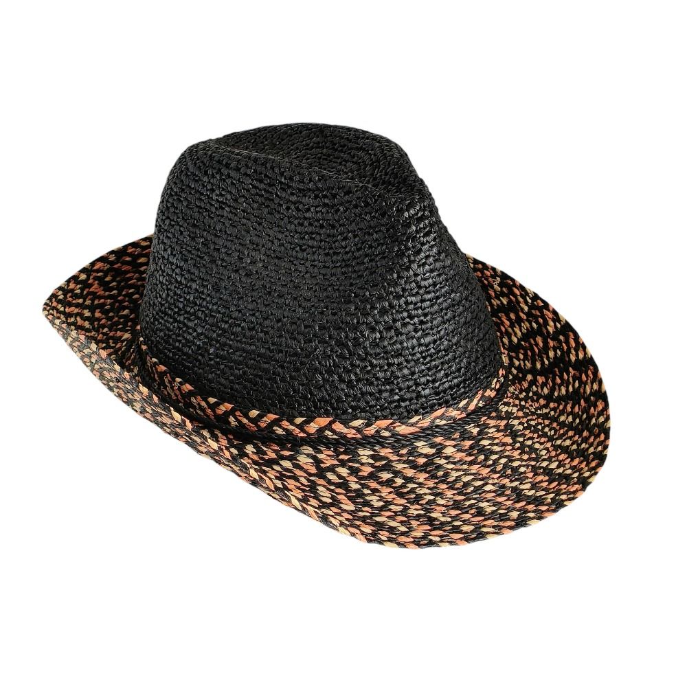 未使用 HELEN KAMINSKI ヘレンカミンスキー MAPUTO 中折れ ラフィア