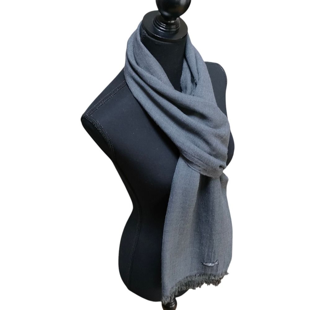 良品 Faliero Sarti ファリエロサルティ フリンジ 大判ストール