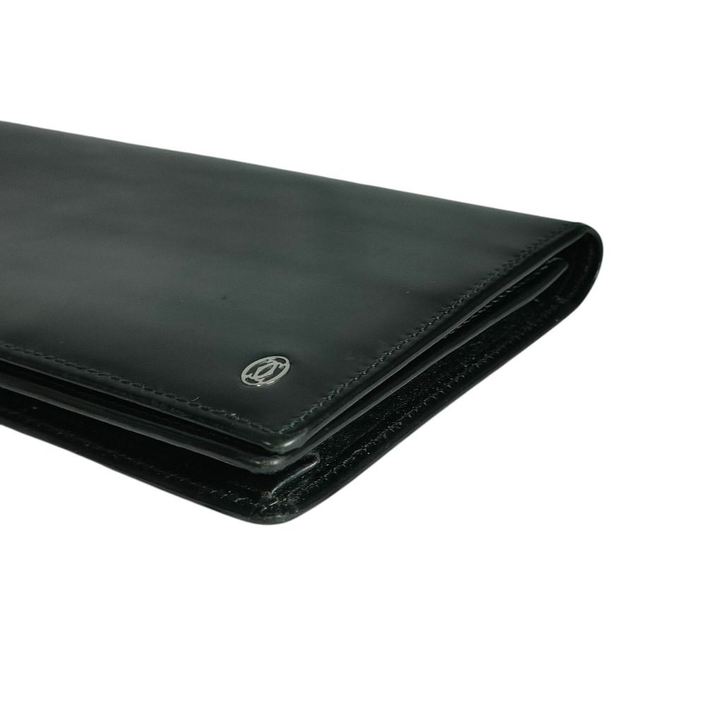 良品 CARTIER カルティエ レザー パシャ 二つ折り長財布 ロング