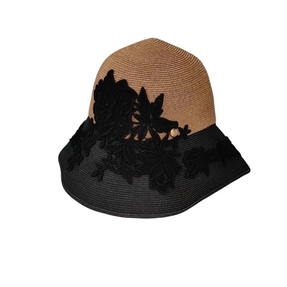 Athena New York アシーナニューヨークフラワー刺繍ハット帽子 Athena New York アシーナニューヨークフラワー刺繍ハット帽子 For