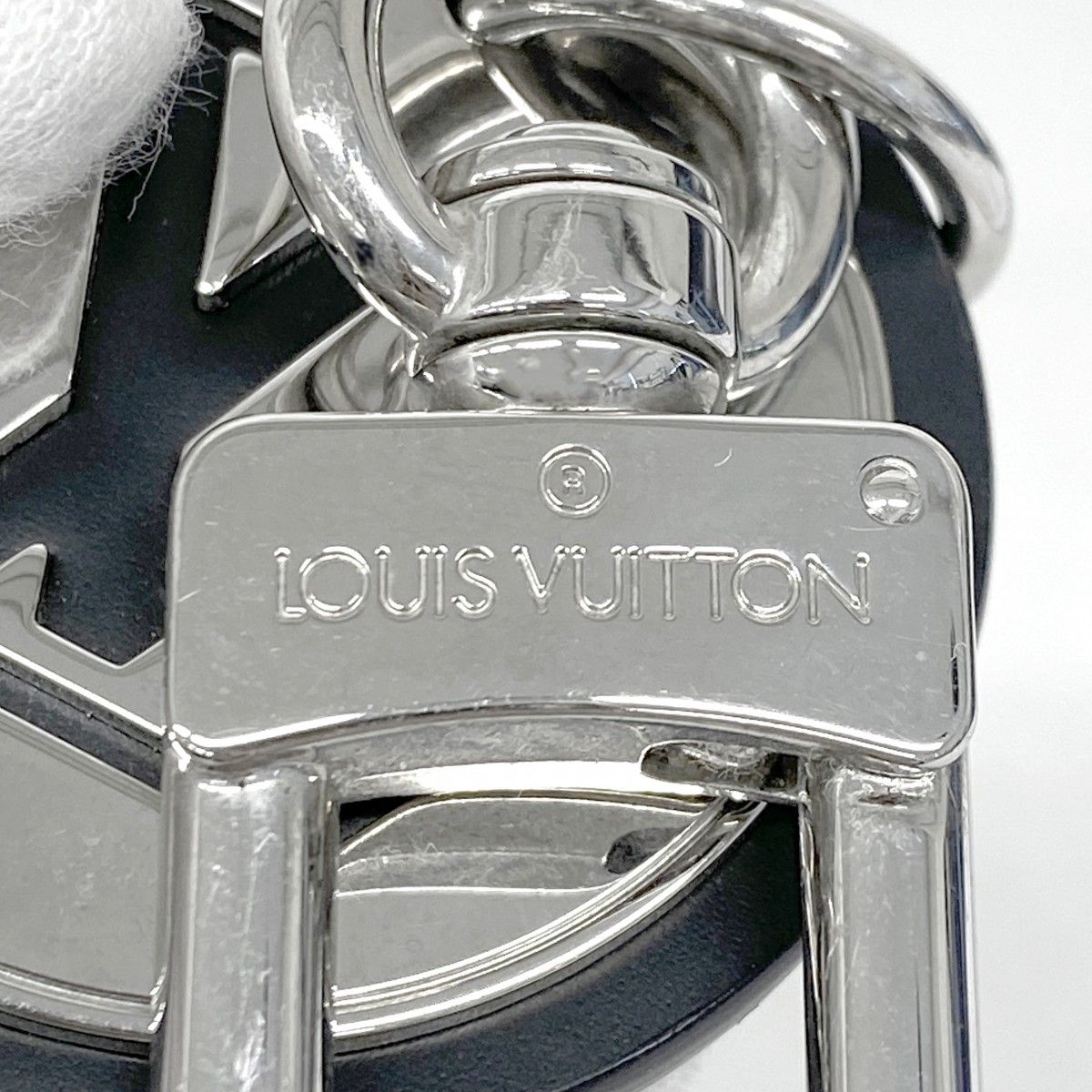 6ab1166】ルイヴィトン キーホルダー LVサークル M67362 ブラック