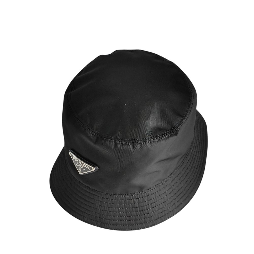 良品 PRADA プラダ 2022年製 トライアングルロゴ リナイロン バケット
