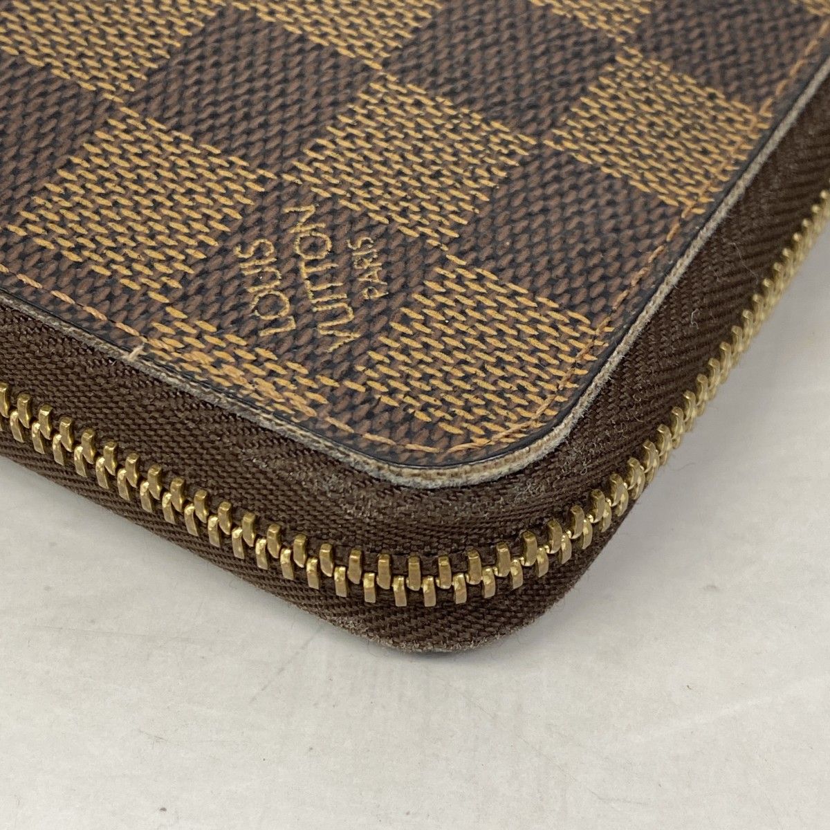 6ab1198】ルイヴィトン 長財布 ダミエ ジッピーウォレット N60015