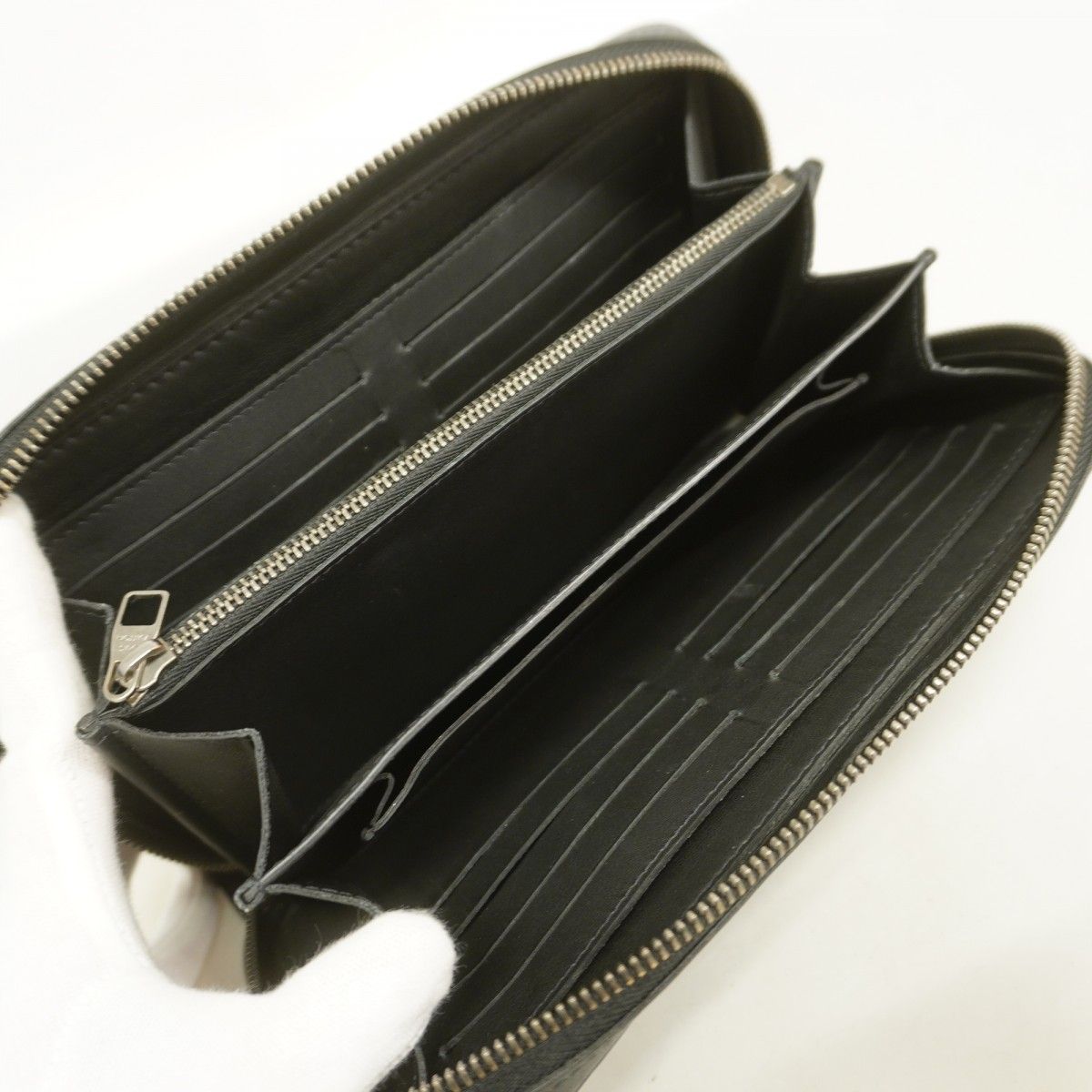 ルイ ヴィトン ダミエ アンフィニ ジッピーXL ラウンドファスナー 長財布 N61254 オニキス ブラック PVC レザー LOUIS VUITTON 【中古】 6ab1246】ルイヴィトン 長財布 ダミエ・アンフィニ ジッピーXL N61254