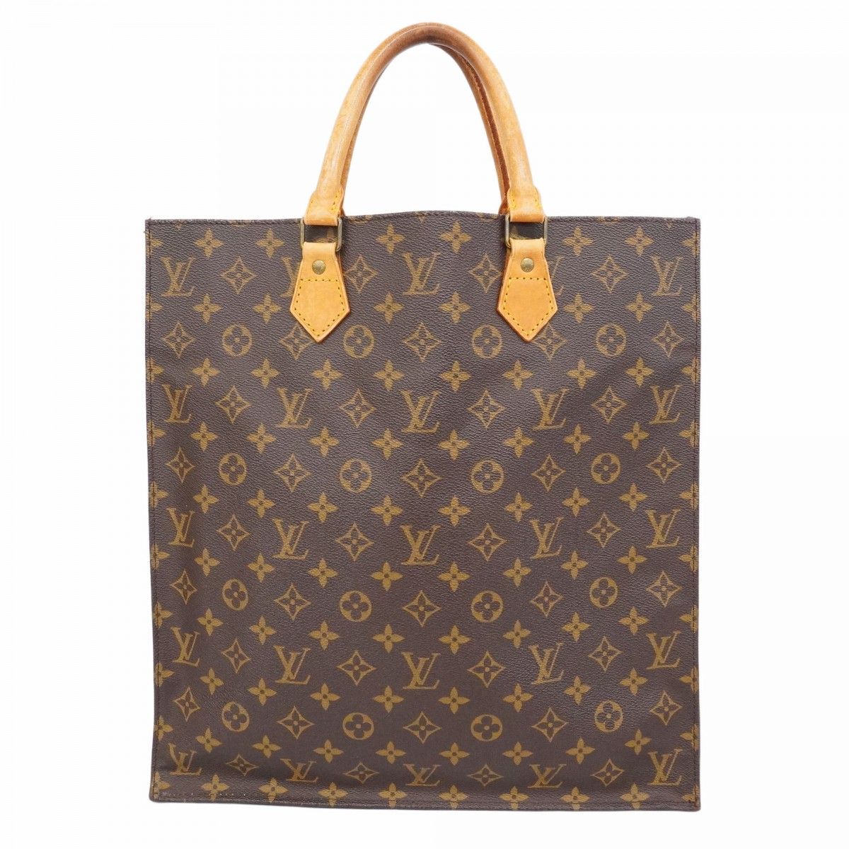 6 ab 1268 ルイヴィトン トートバッグ モノグラム サックプラ M 51140 ブラウン レディース