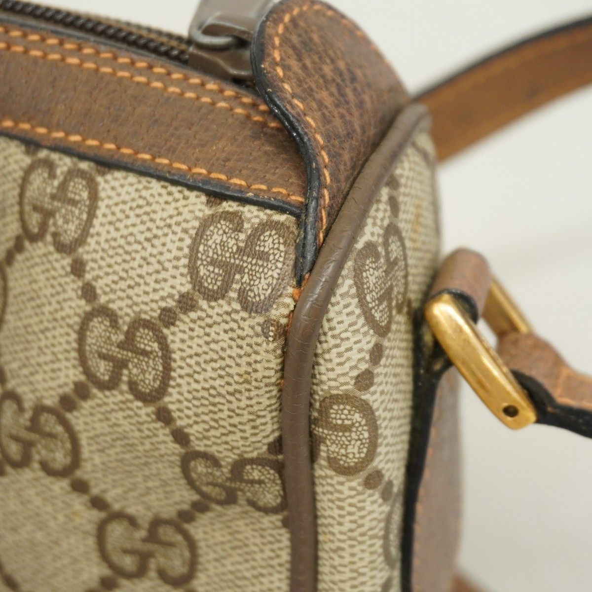 6ab1359-k】グッチ ショルダーバッグ GGスプリーム/シェリーライン