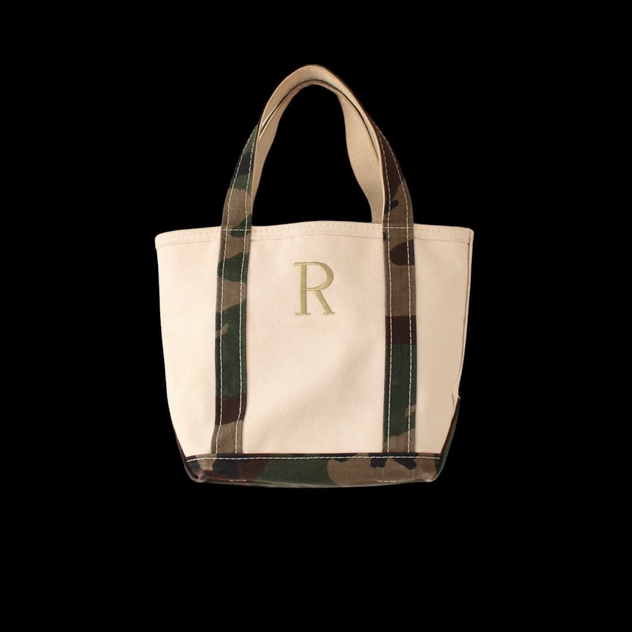 L.L.Bean エルエルビーン トートバッグ BOAT AND TOTE R刺繍入り USA製 