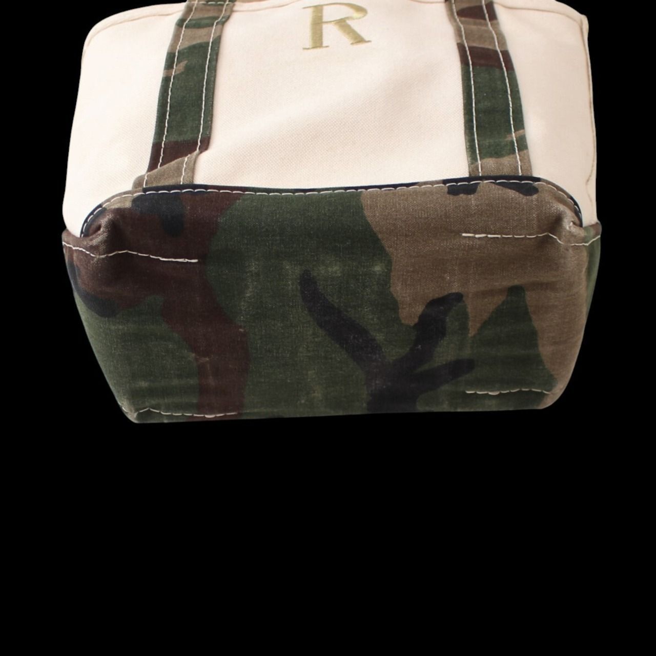 L.L.Bean エルエルビーン トートバッグ BOAT AND TOTE R刺繍入り USA製 