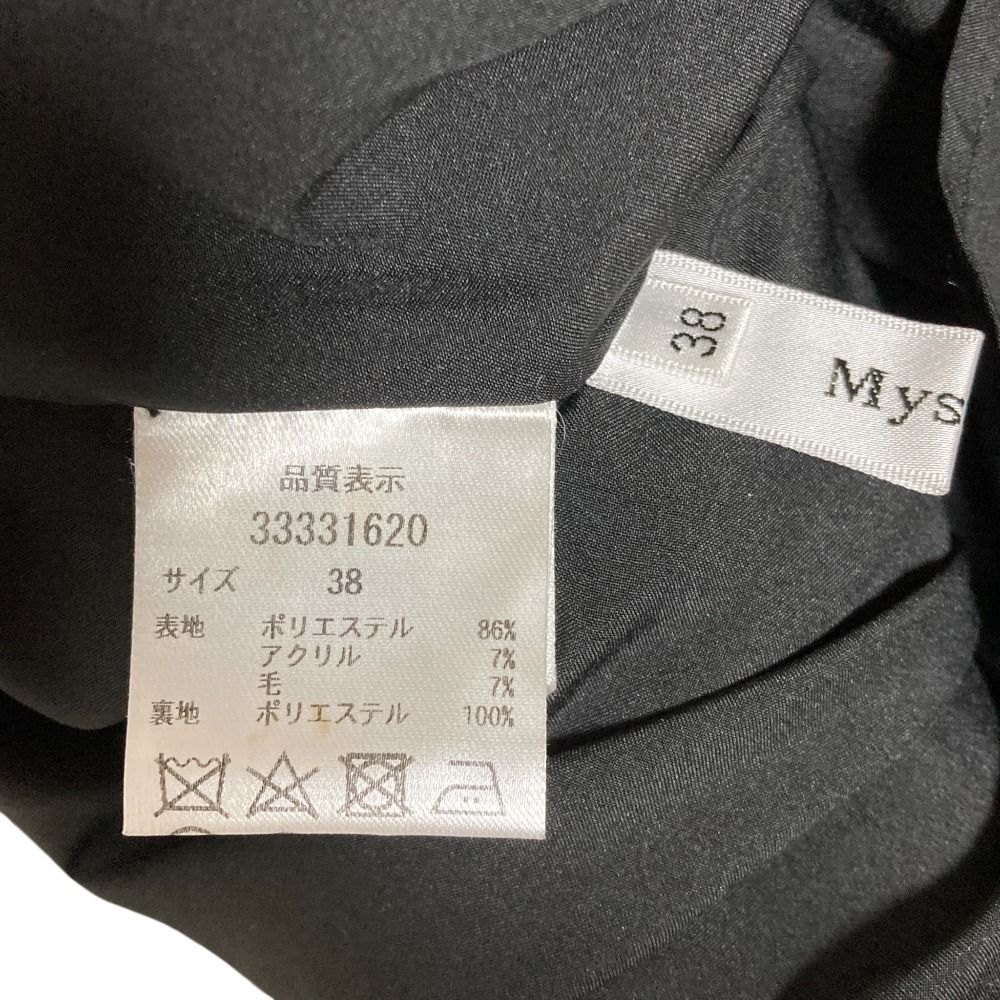 新品　マイストラーダ　ツイードジャケット　38サイズ　ブラック GeeRA（ジーラ） セットアップ 七五三にもぴったり！ツイード