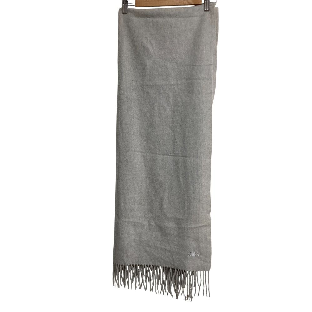 【美品】Chloe クロエ ストール マフラー 大判 カシミヤ ショール 膝掛け Chloe - Chloe ストール カシミヤマフラー カシミヤストールの通販 by