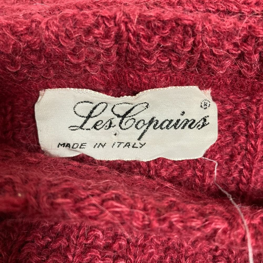 美品 Les Copains レコパン ヴィンテージ マフラー付き アルパカニット