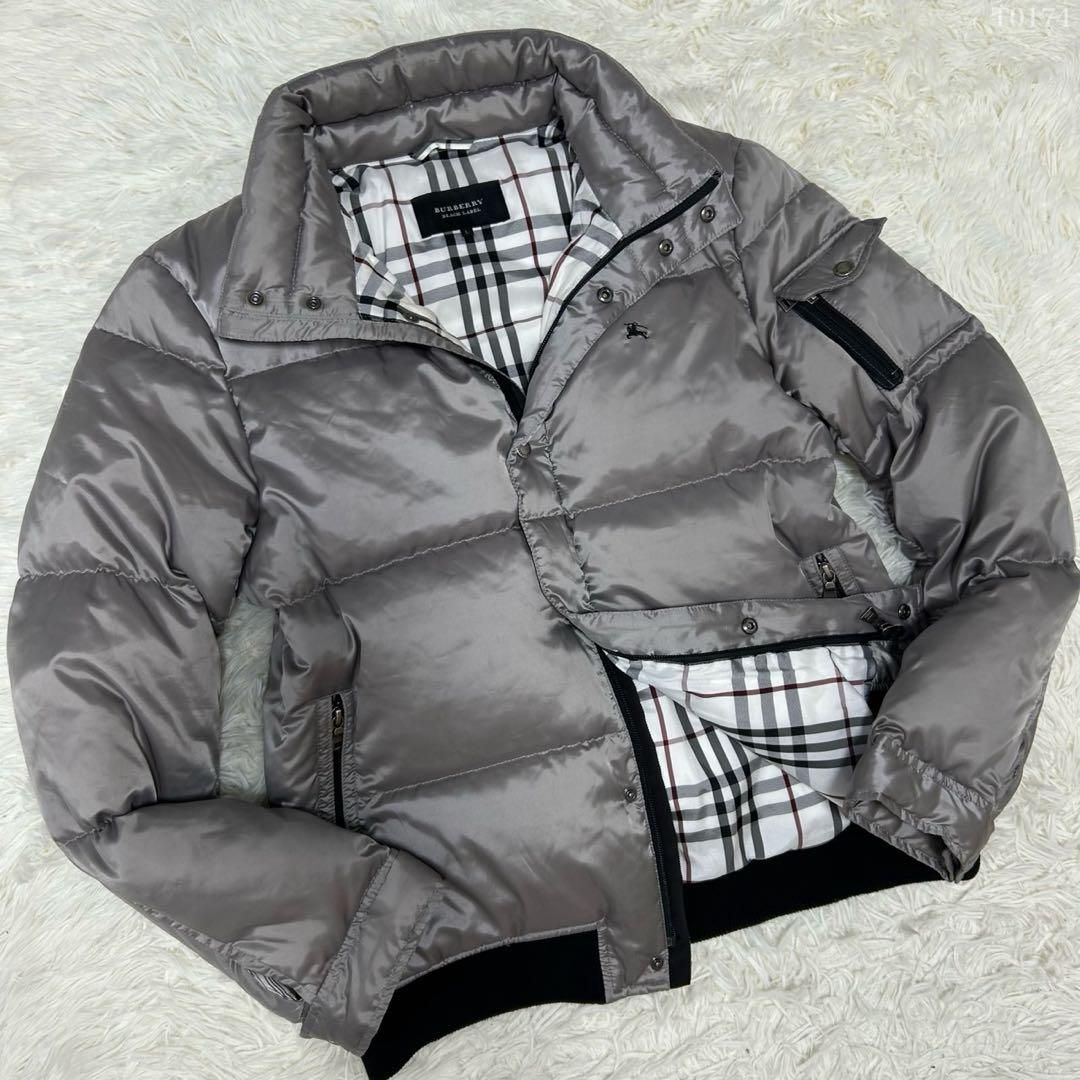 極美品/希少L】BURBERRY BLACK LABEL バーバリーブラックレーベル