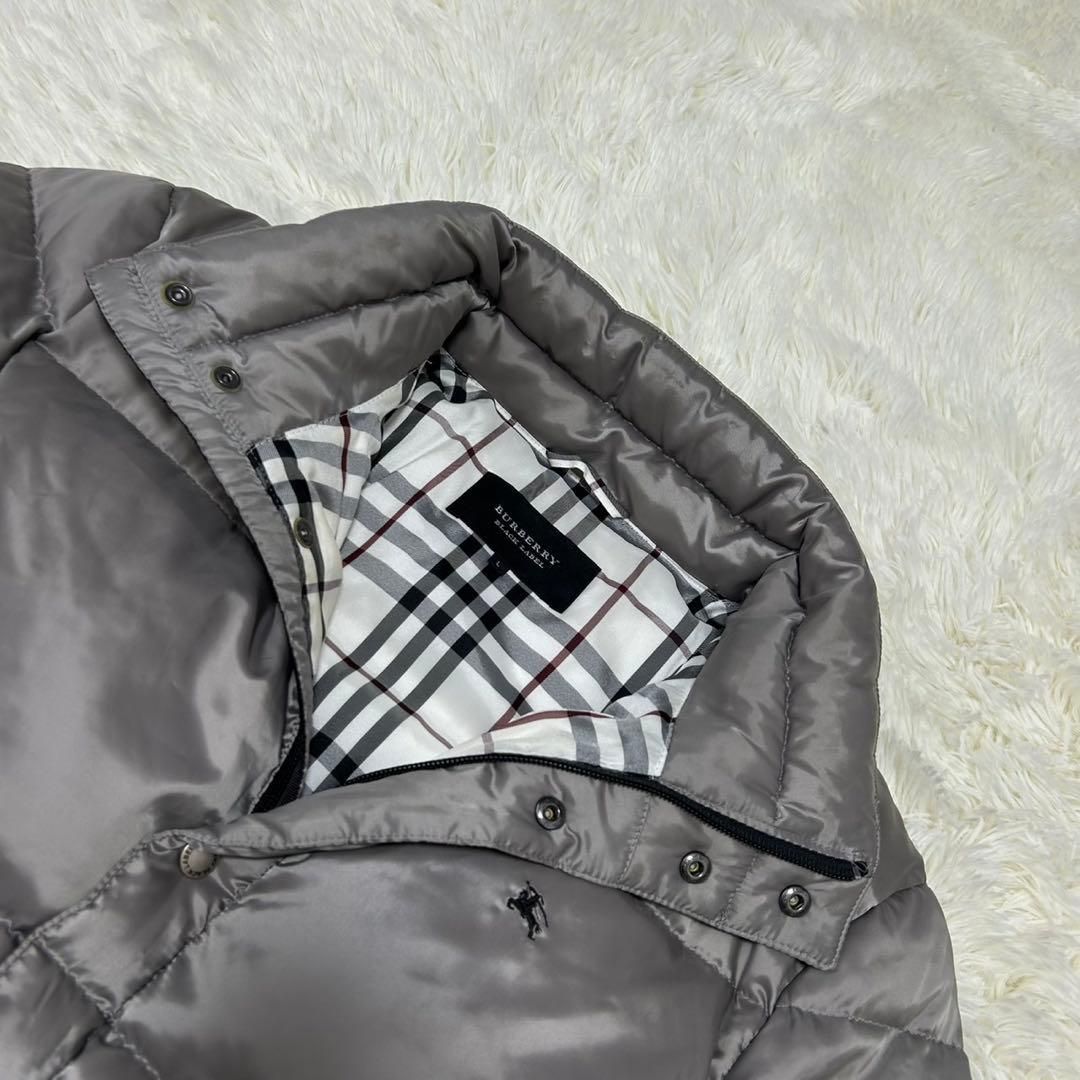 極美品/希少L】BURBERRY BLACK LABEL バーバリーブラックレーベル