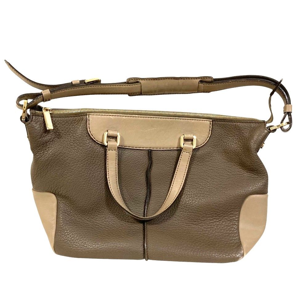 良品 TOD'S トッズ レザー 2WAY ハンドバッグ ショルダーバッグ