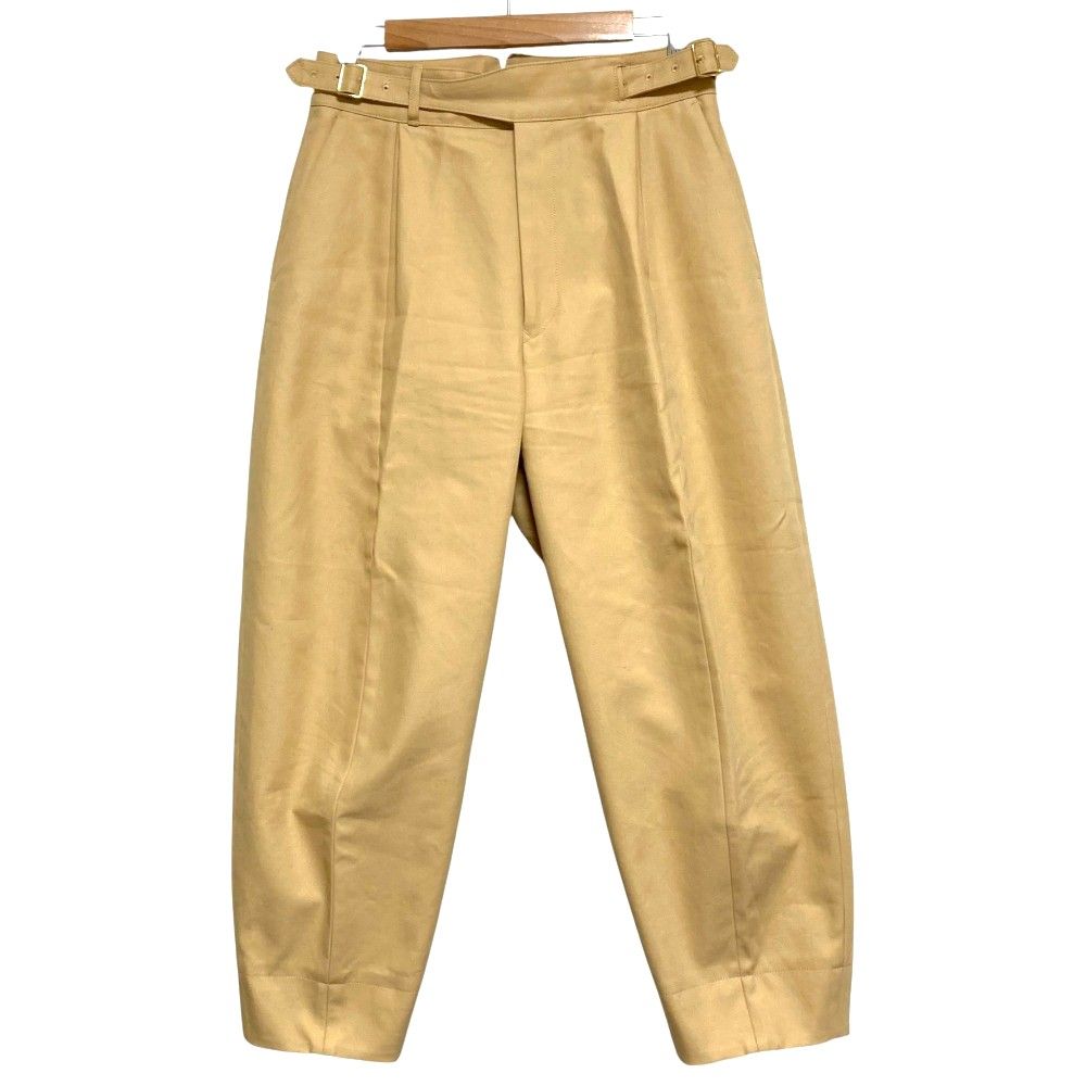 DRAWER ドゥロワー ギャバグルカパンツ 6514-236-0886 サイズ38 ベージュ レディース 古着