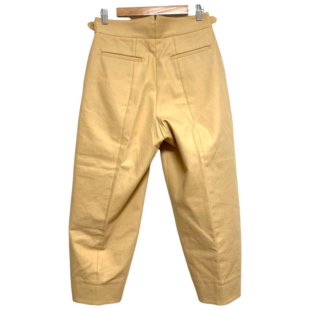 DRAWER ドゥロワー ギャバグルカパンツ 6514-236-0886 サイズ38 ベージュ レディース 古着