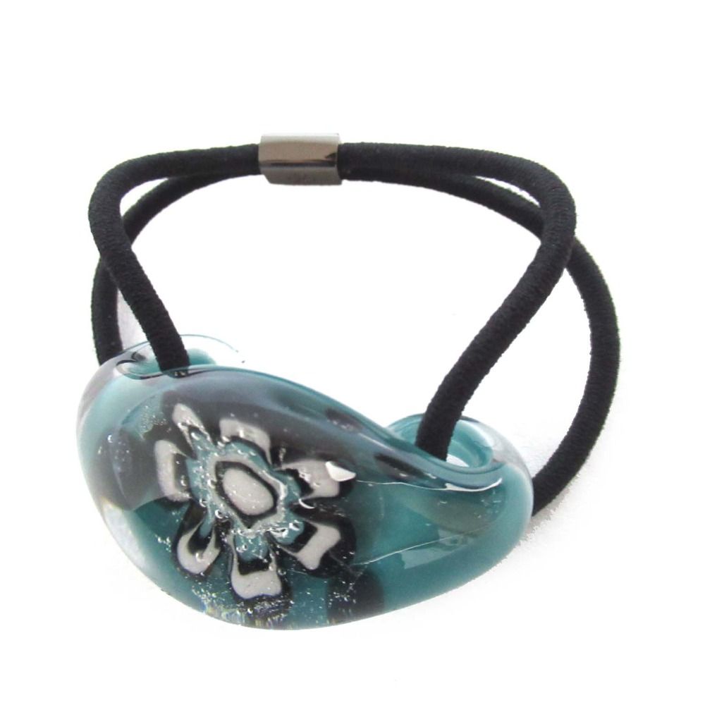 美品 colette malouf コレットマルーフ ヘアゴム ブルー レディース