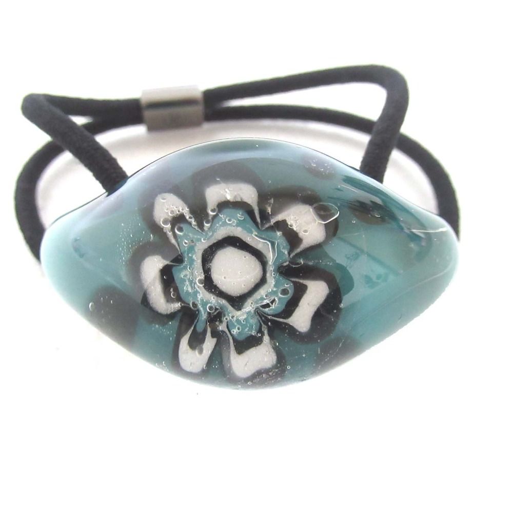 美品 colette malouf コレットマルーフ ヘアゴム ブルー レディース