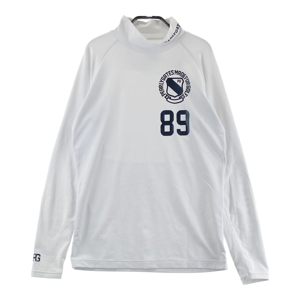 PEARLY GATES ハイネックシャツ ホワイト サイズ4 PEARLY GATES ハイネックシャツ ホワイト サイズ4 PEARLY GATES