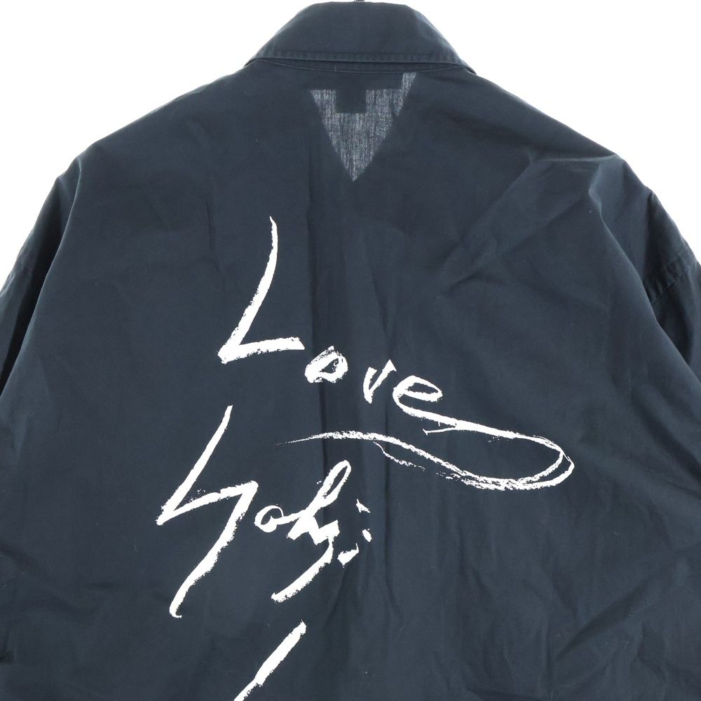Y-3 (ワイスリー) YOHJI SHIRT バックプリント コットン ヨウジ 長袖