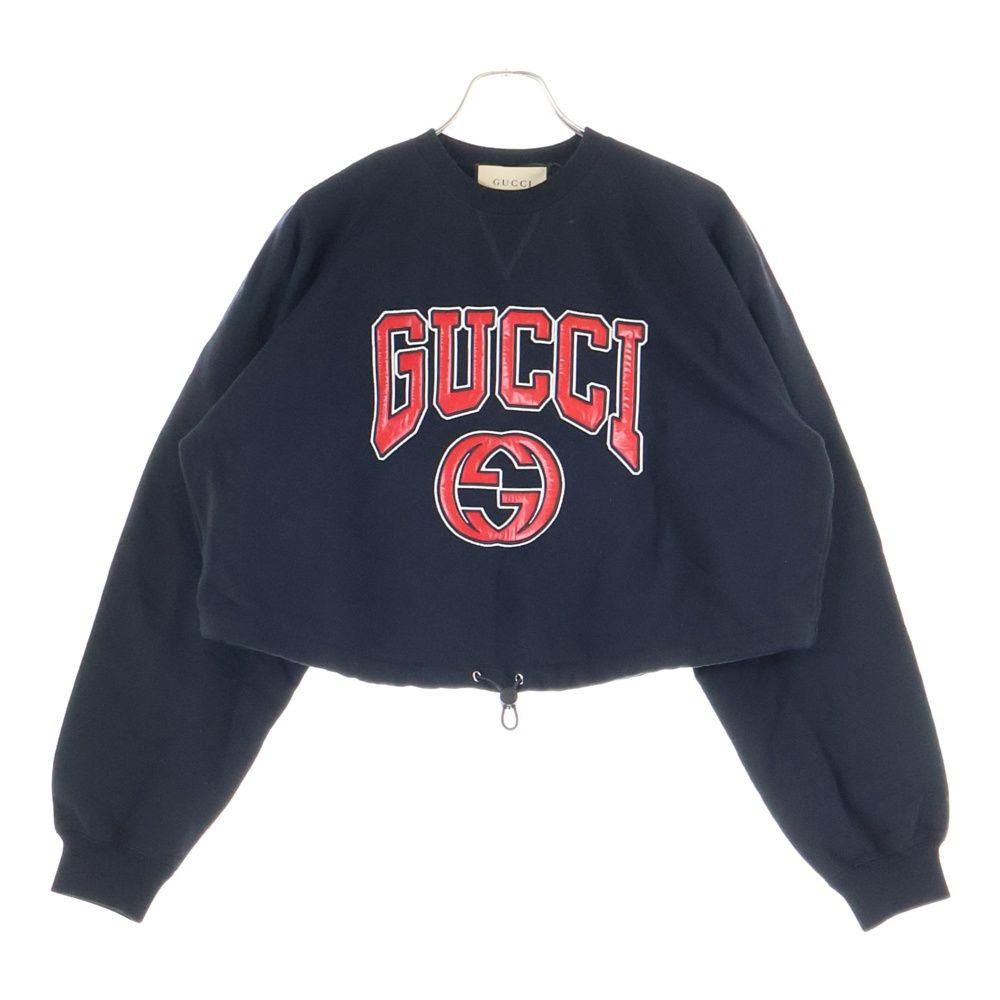 GUCCI (グッチ) インターロッキングG ロゴ刺繍 ドローストリング