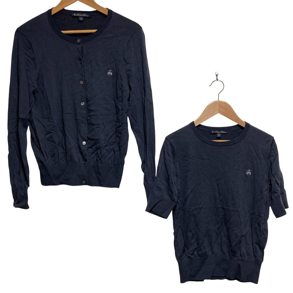 美品 Brooks brothers ブルックスブラザーズ ニットカーディガン 半袖
