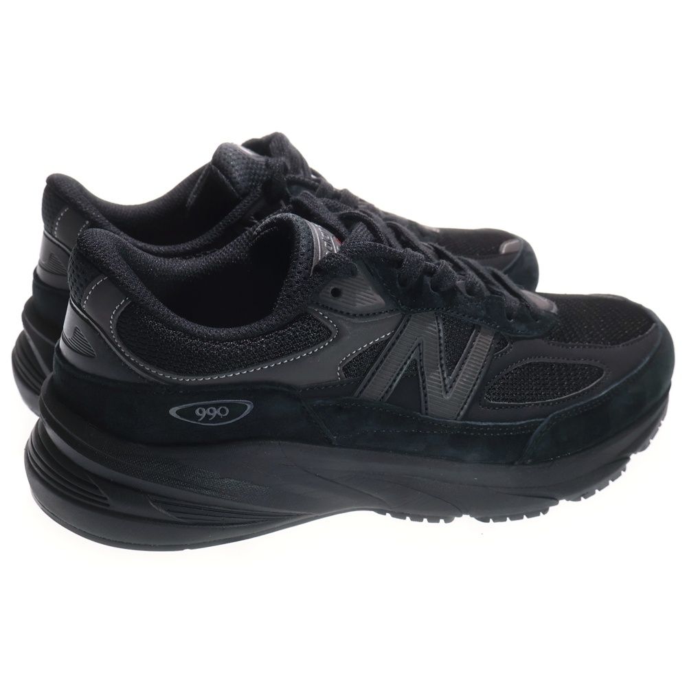 New Balance (ニューバランス) U990BB6 TRIPLE BLACK スエードメッシュ