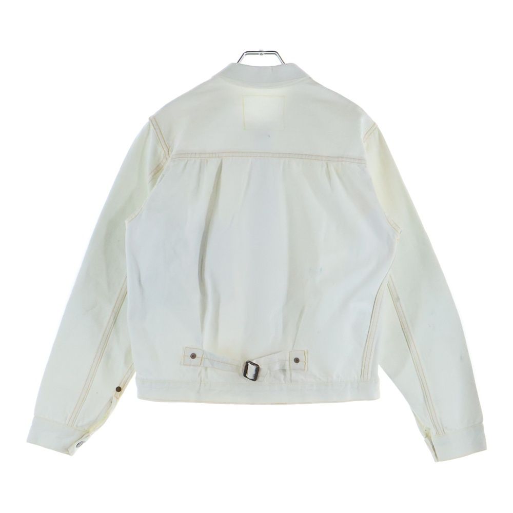 Levi s リーバイス 50 506 XX 1 st VINTAGE DENIM JACKET ブリーチ染め スライドバックル 片面タブ 混合ステッチ デニムジャケット ホワイト