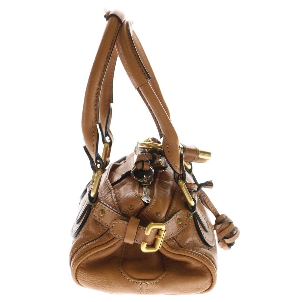 Chloe (クロエ) ミニパディントン レザー ハンドバッグ ブラウン
